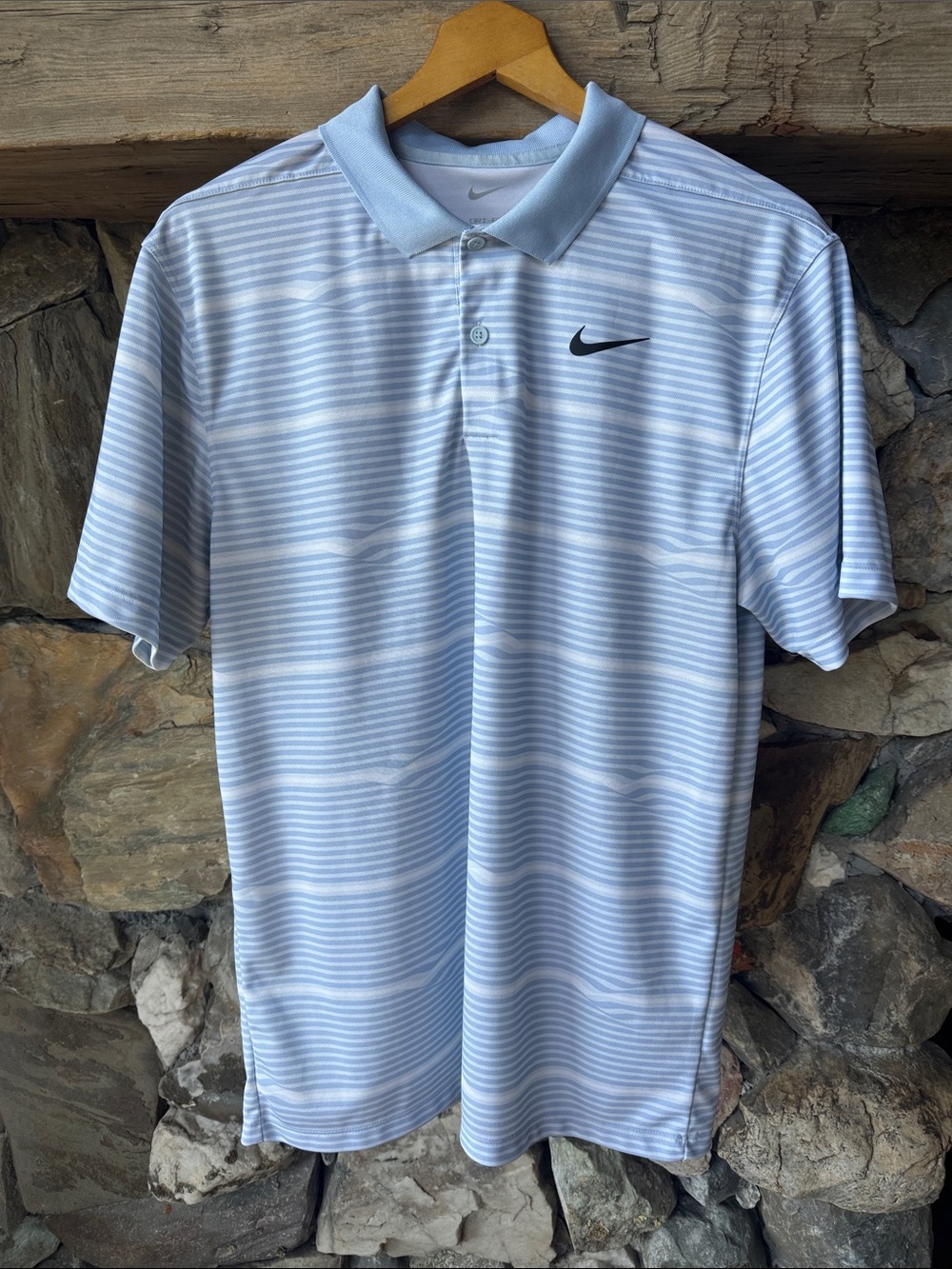 Nike Velocity Dri-FIT Striped Golf Tennis Polo Men’s Medium